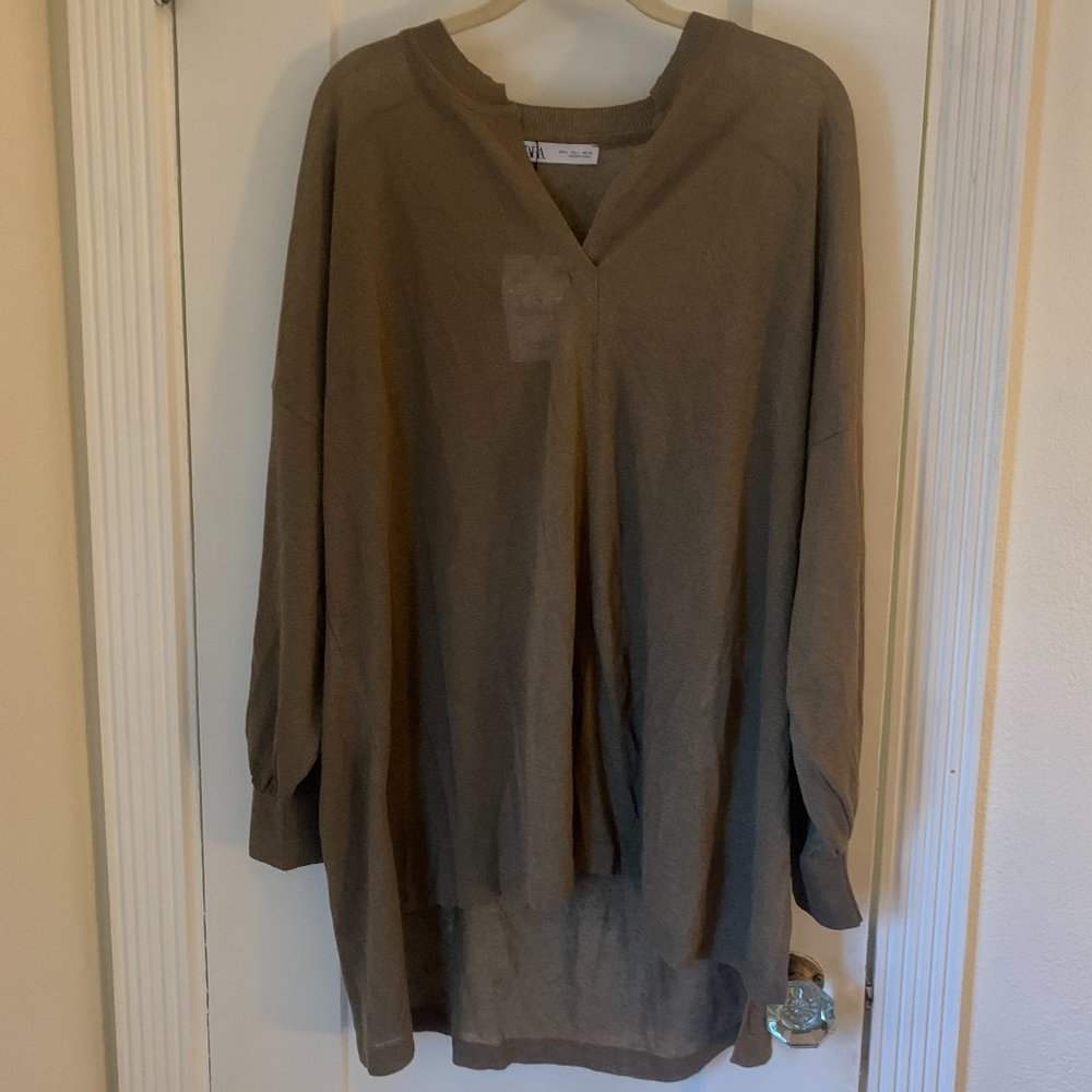 Zara Sheer Knit Top